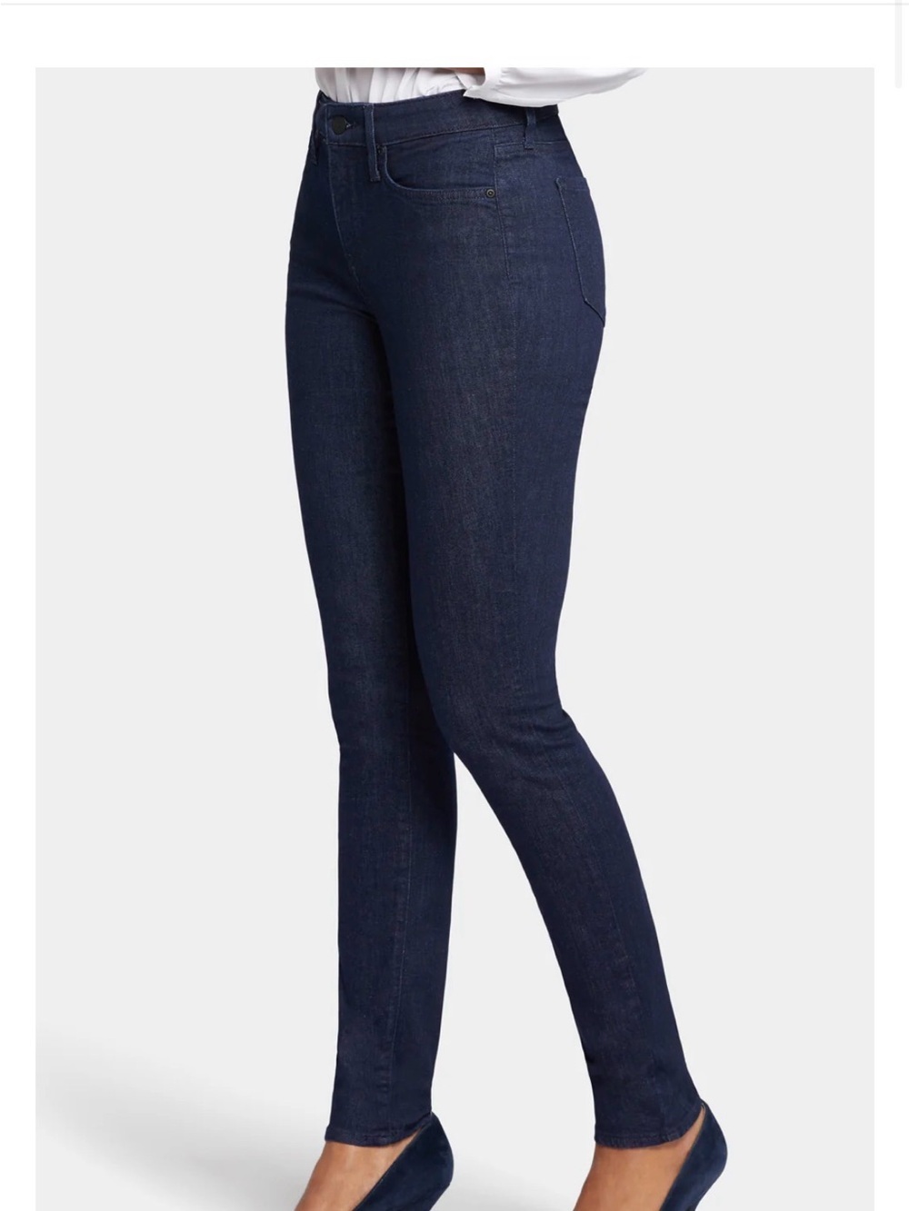 NYDJ Women's Dark High-Rise Alina Ankle Jeans Size 12 - Picture 2 of 8